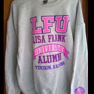 IOS!!! Lisa Frank crewneck